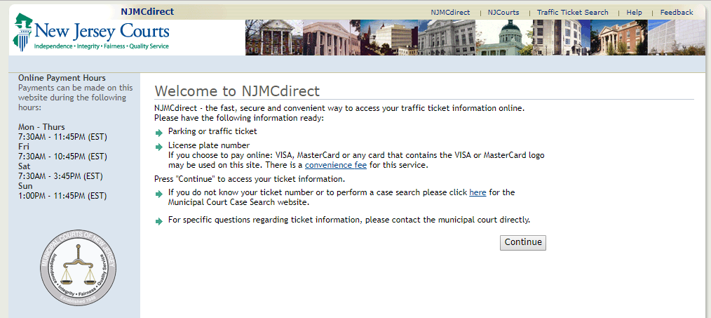 NJMCDirect Pay Traffic Tickets Online – www.NJMCDirect.com