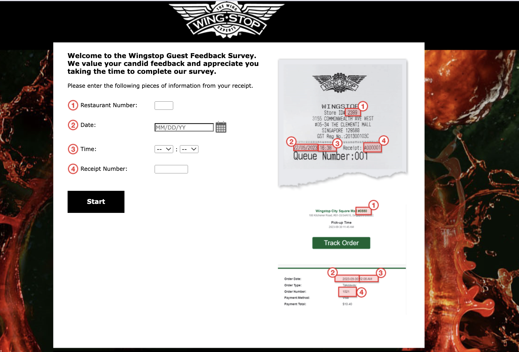 Wingstop.com/survey to Win a $50 Gift Card