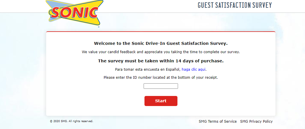 TalkToSonic – Welcome To Talk To Sonic Survey 2020